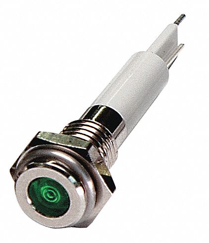 Flush Panel Light Green 12 V DC