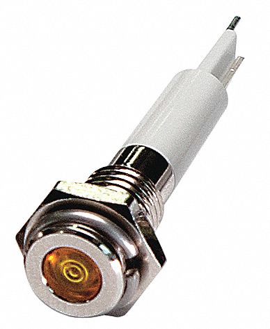 Flush Panel Light Yellow 24 V DC