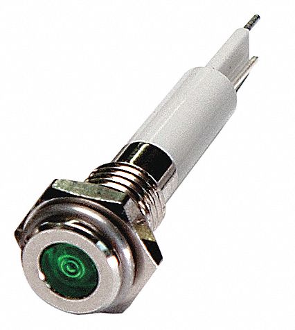 Flush Panel Light Green 24 V DC