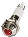 Raised Panel Light Red 24 V DC