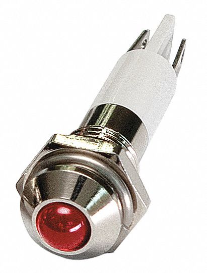 Raised Panel Light Red 110 V AC