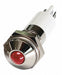 Raised Panel Light Red 12 V DC