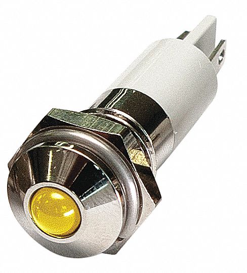 Raised Panel Light Yellow 12 V DC