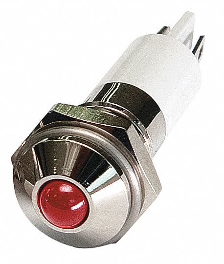 Raised Panel Light Red 110 V AC