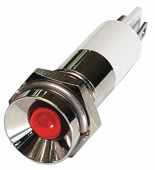 Protruding Panel Light Red 12 V DC
