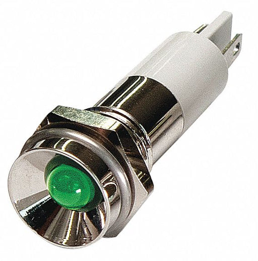 Protruding Panel Light Green 12 V DC