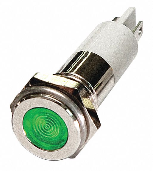 Flush Panel Light Green 24 V DC