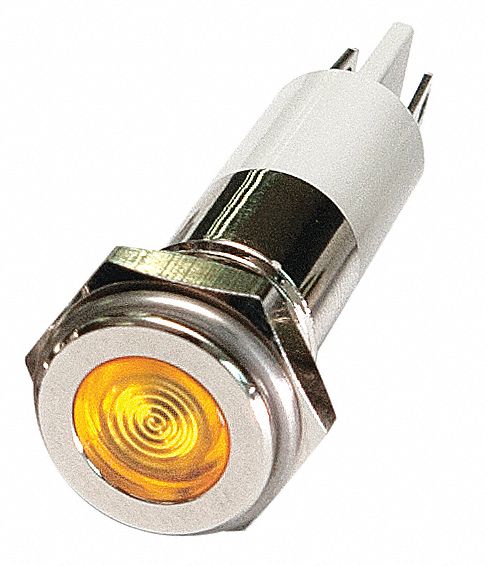 Flush Panel Light Yellow 110 V AC