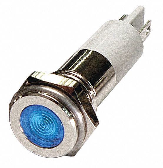 Flush Panel Light Blue 110 V AC