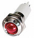 Raised Panel Light Red 12 V DC
