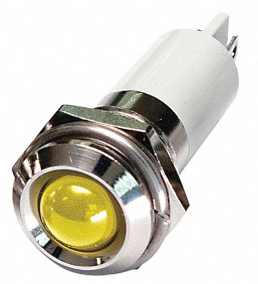 Raised Panel Light Yellow 12 V DC