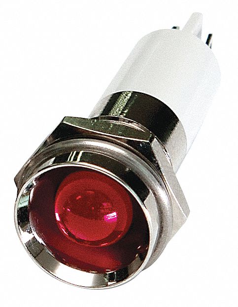 Protruding Panel Light Red 24 V DC