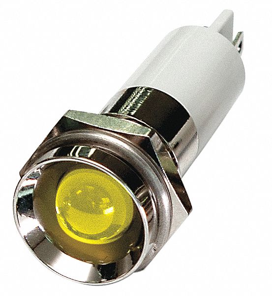 Protruding Panel Light Yellow 24 V DC