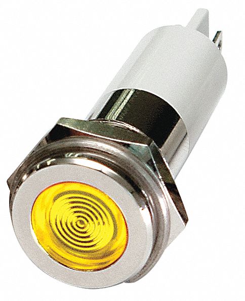 Flush Panel Light Yellow 24 V DC