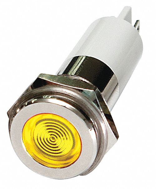 Flush Panel Light Yellow 110 V AC