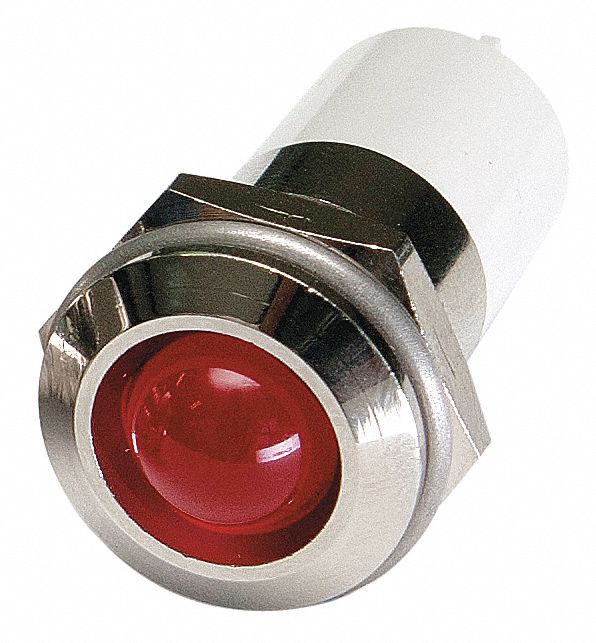 Raised Panel Light Red 3 V DC