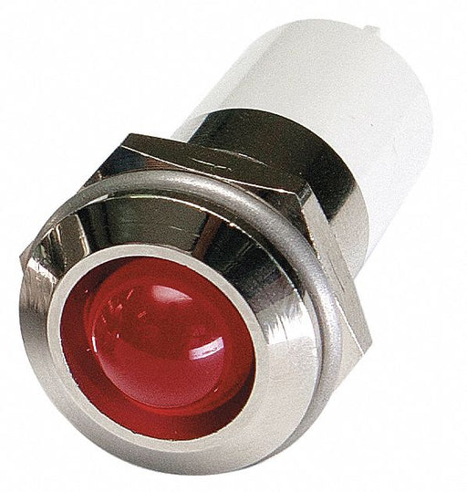 Raised Panel Light Red 24 V DC