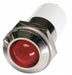 Raised Panel Light Red 24 V DC