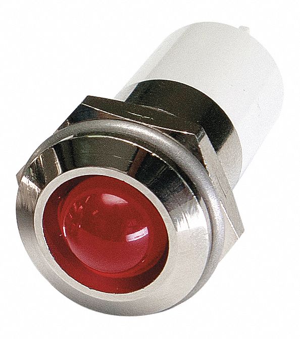 Raised Panel Light Red 110 V AC