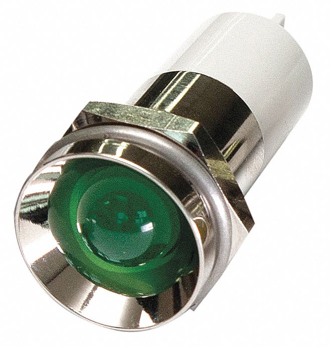 Protruding Panel Light Green 24 V DC
