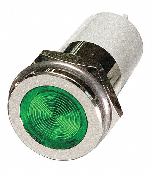 Flush Panel Light Green 12 V DC