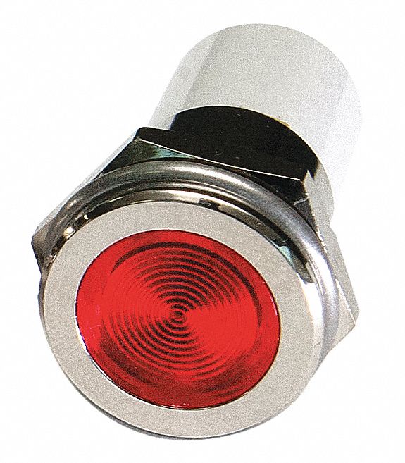 Flush Panel Light Red 24 V DC