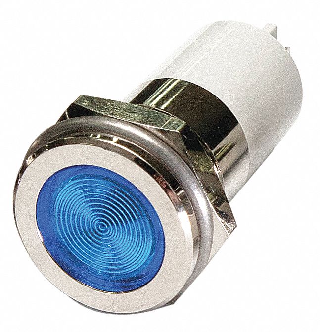 Flush Panel Light Blue 24 V DC