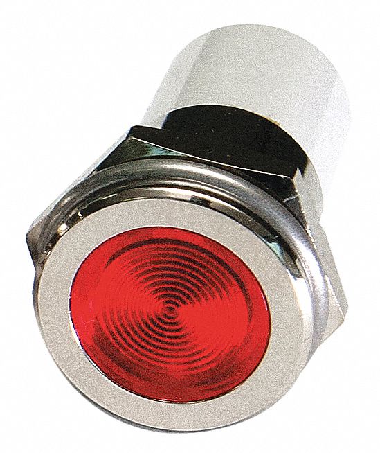 Flush Panel Light Red 110 V AC