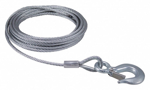 Cable and Hook 1/4 In x 25 Ft.