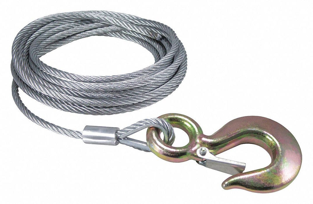 Cable and Hook 5/16 In x 25 Ft.