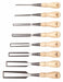 Socket Chisel Set 1/8 to 1-1/4 In 8 Pc