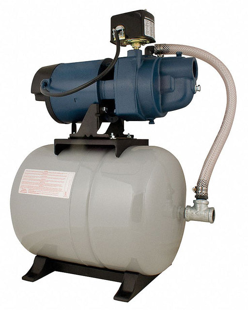 Well Jet Pump System 3/4 HP 14 gal tank
