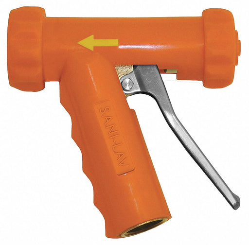 Water Nozzle Safety Orange 6-11/50 In L