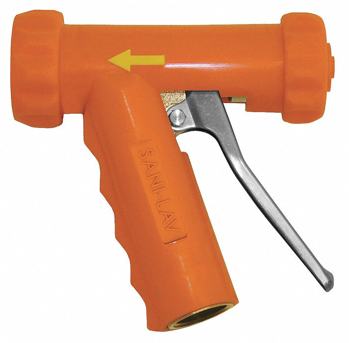 Water Nozzle Safety Orange 6-11/50 In L