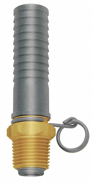 Swivel Hose Adapter Brass 5/8 x 1/2 