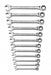 Ratcheting Open End Wrench Set 15 Deg