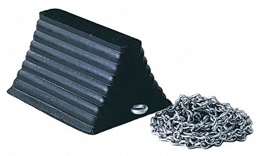 WHEEL CHOCK W/12IN CHAIN