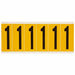 NumberLabel Vinyl 3-1/2inH 1-1/2inW