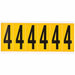 Number Label 4 1-1/2 in W x 3-1/2 in H