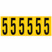 NumberLabel Vinyl 3-1/2inH 1-1/2inW