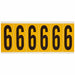 NumberLabel Vinyl 3-1/2inH 1-1/2inW