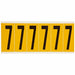 NumberLabel Vinyl 3-1/2inH 1-1/2inW