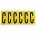 Letter Label C 1-1/2 in W x 3-1/2 in H