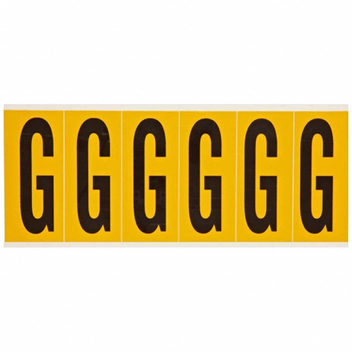 LetterLabel Vinyl 3-1/2inH 1-1/2inW