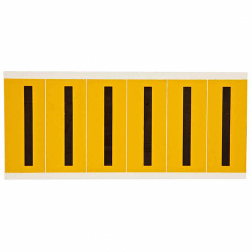Letter Label I 1-1/2 in W x 3-1/2 in H