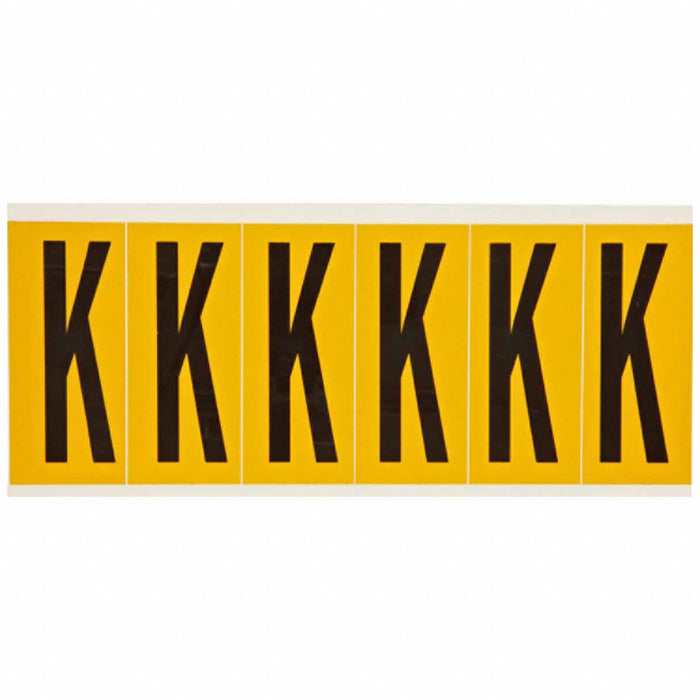 LetterLabel Vinyl 3-1/2inH 1-1/2inW