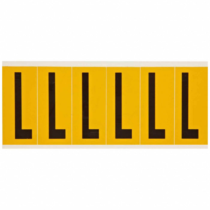 LetterLabel Vinyl 3-1/2inH 1-1/2inW