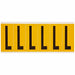 LetterLabel Vinyl 3-1/2inH 1-1/2inW