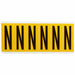 Letter Label N 1-1/2 in W x 3-1/2 in H