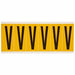Letter Label V 1-1/2 in W x 3-1/2 in H